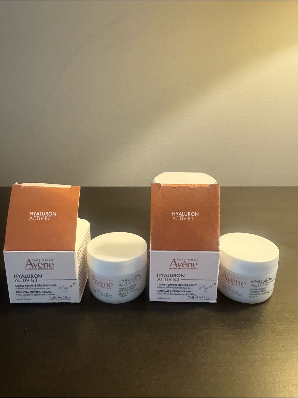 Avene Hyaluron Activ B3 Renewal Firming Cream 7 ml .2 oz Travel Size NIB 4/27 X2